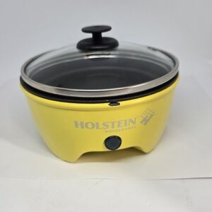 Holstein Yellow Mini Electric Covered Skillet